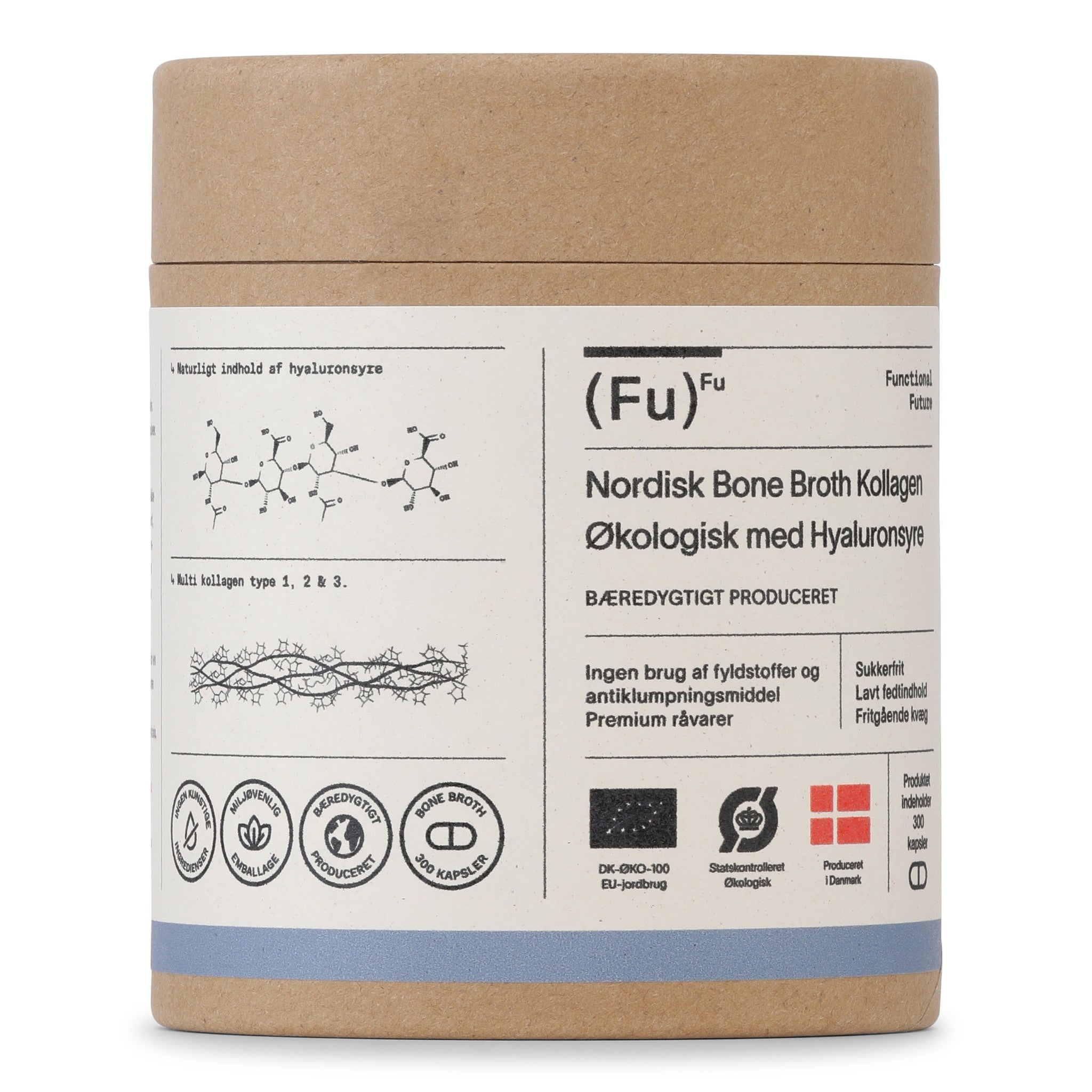 Økologisk Bone Broth Kollagen, Pulver, Functional Future