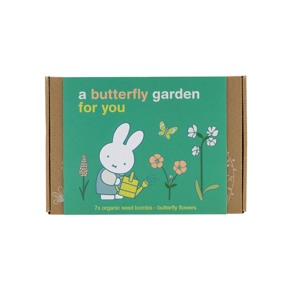 Blomsterfrø, Lille gaveboks, Miffy butterfly garden, Blossombs