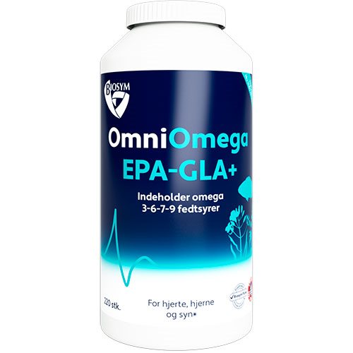 EPA-GLA+ omega 3-6-7-9, 220 kap., Biosym
