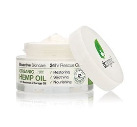 24 hr Rescue creme m/hamp olie, Dr. Organic