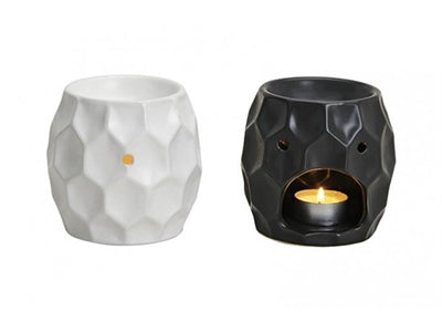 Duftlampe, kube, hvid