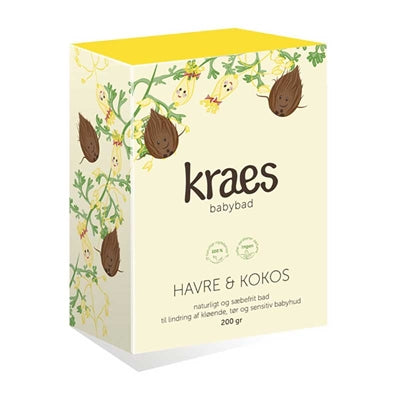 Baby bad m/havre & kokos, 200 g., Kraes
