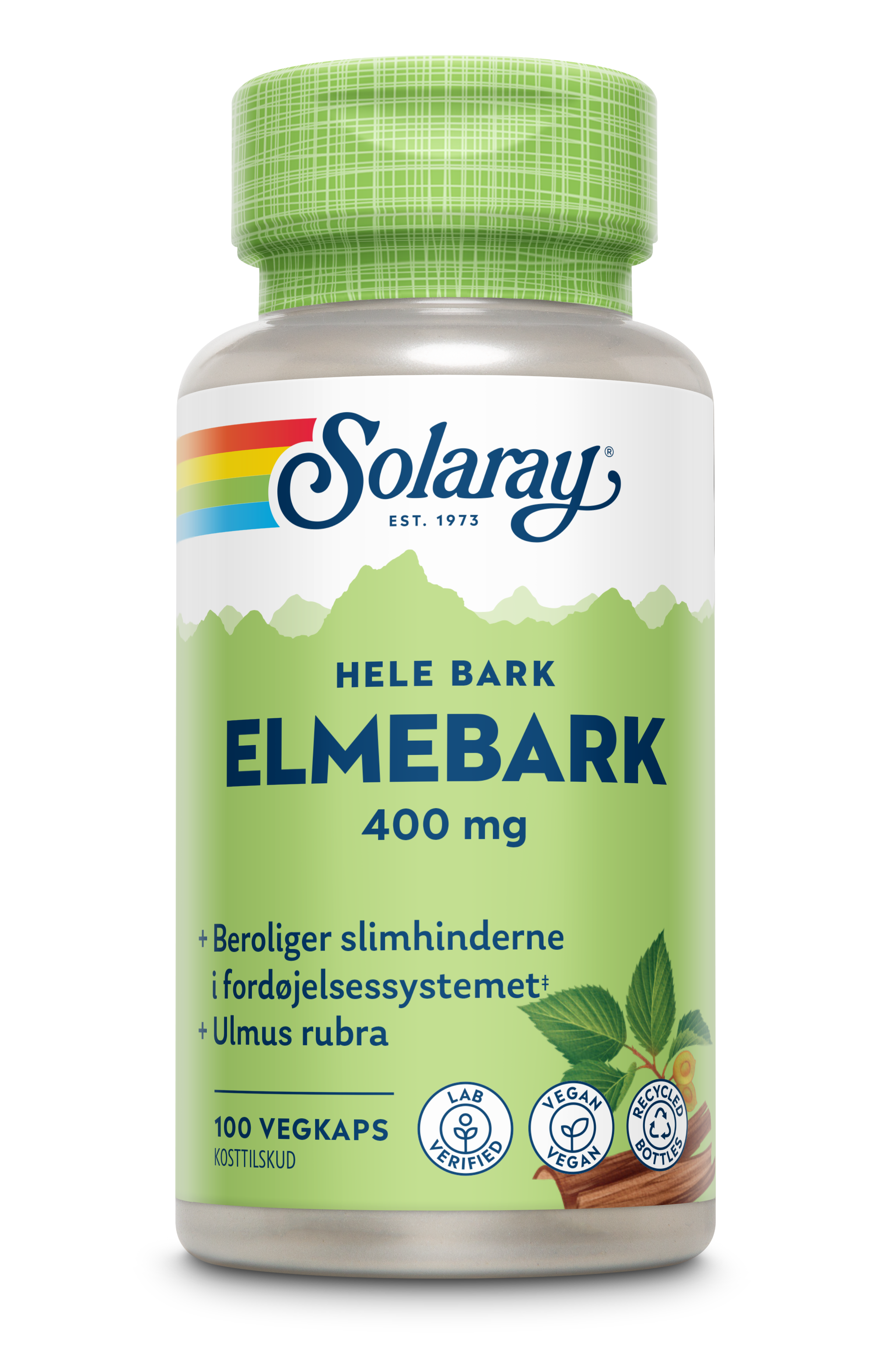 Elmebark 400 mg, 100 kap., Solaray