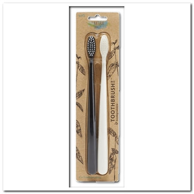 Tandbørster 2-pak, soft, The Natural Family Co,