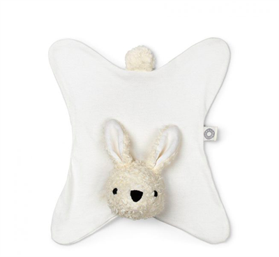 Anika nusseklud, Off-white kanin, Øko bomuld, Franck & Fischer