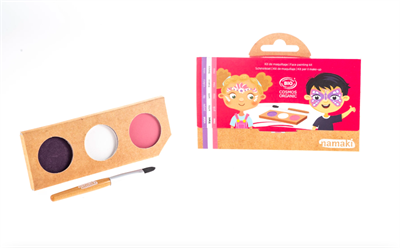 Ansigtsmaling, 3 farver, Fe & Sommerfugl, Namaki