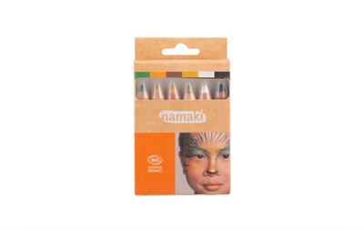 Ansigtsfarver, 6 blyanter, Wildlife, Namaki