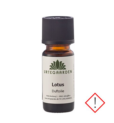 Lotus, Æterisk olie, Urtegaarden