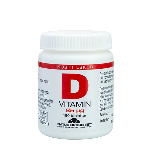 D3-vitamin 85 mcg, Super D, Natur Drogeriet