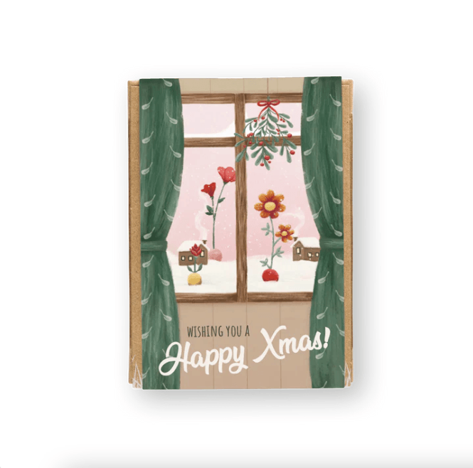 Blomsterfrø, Mini gaveboks, Happy x-mas, Blossombs