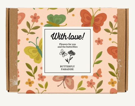 Blomsterfrø, Lille gaveboks, With love, Blossombs