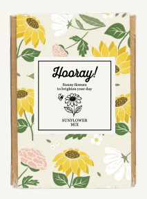 Blomsterfrø, Mini gaveboks, Hooray, Blossombs