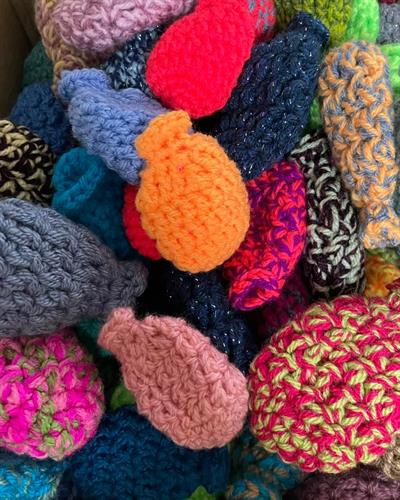 Vandballoner, hæklede, 10 stk store