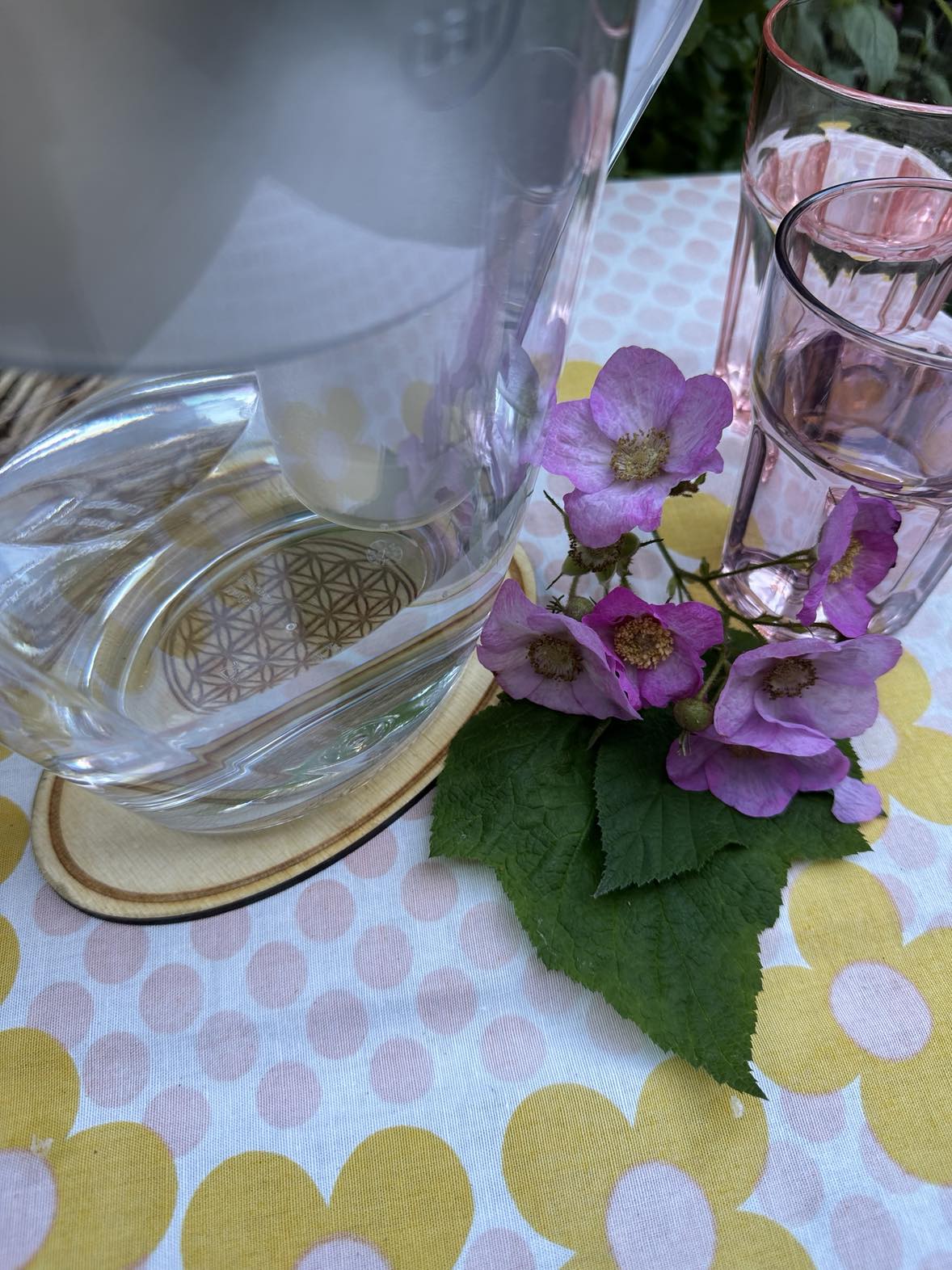 Waterblesser, Flower of Life, Træbrik til Dafikande