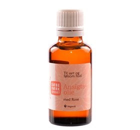 Ansigtsolie m/rose, Sæbeværkstedet