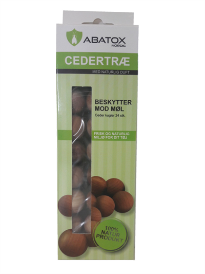 Cedertræ kugler, natural