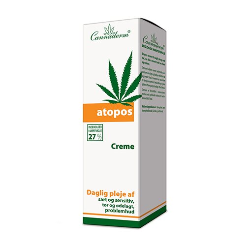 Atopos creme t/tør & sensitiv hud, 75 g, Cannaderm