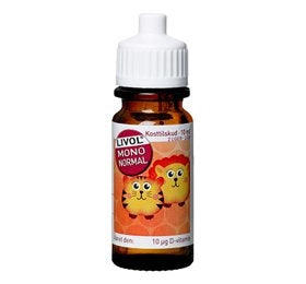 D3-dråber til børn fra 2 uger til 2 år, Livol