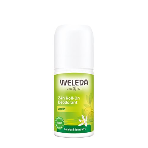 Deodorant 24H Roll On Citrus, Weleda