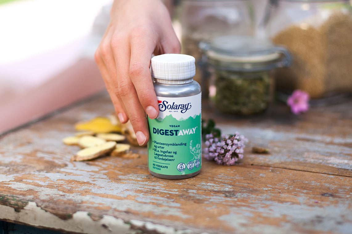 Digestaway Vegan, 60 kap., Solaray