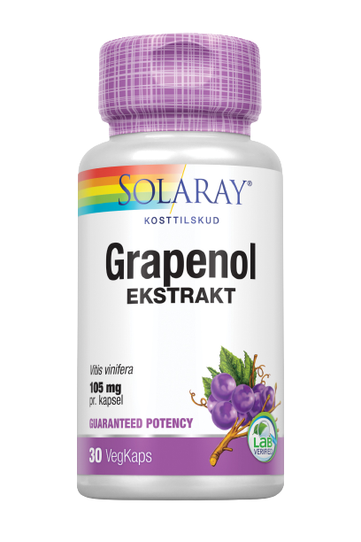 Grapenol-ekstrakt, 30 kap., Solaray