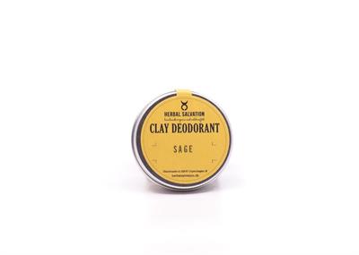 Clay Deodorant, Sage, Herbal Salvation