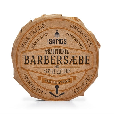 Barbersæbe, fast m/cedertræ, Isangs
