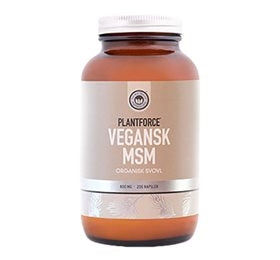 MSM 800 mg plantebaseret organisk svovl, Plantforce