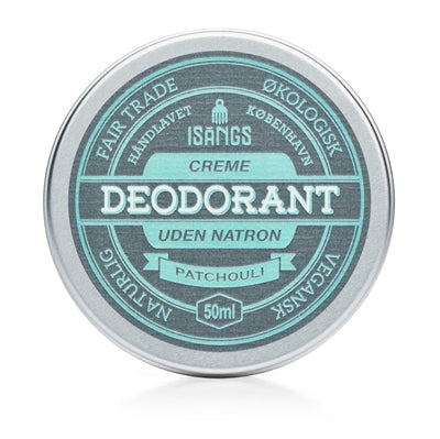 Deodorant Creme uden natron, Med patchouli, ISANGS