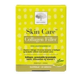 Skin Care, Collagen Filler, 60 tab., New Nordic