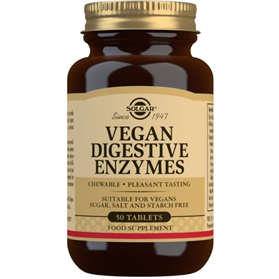 Vegan Digestive Enzymes, 50 tab., Solgar