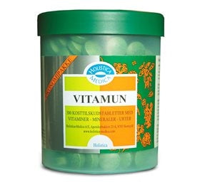 Vitamun, Vitaminer, mineraler & urter, 300 tab.