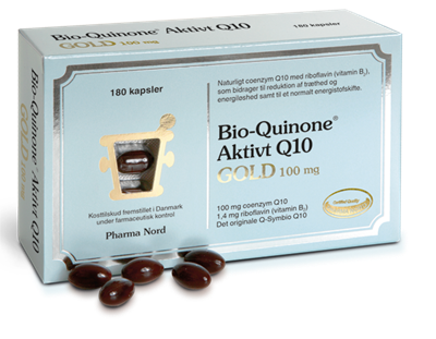 Bio-Quinone Aktivt Q10 Gold, 180 kap., Pharma Nord