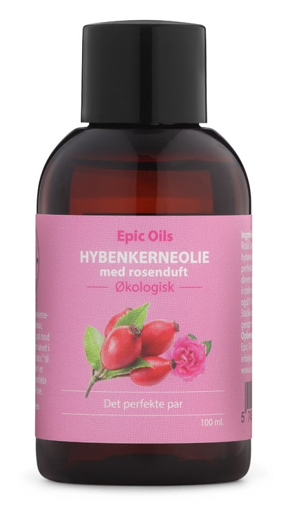 Hybenkerneolie med rosenduft (100 ml), Epic Oils