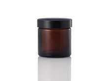 Glaskrukke brun, 60 ml., Urtegaarden