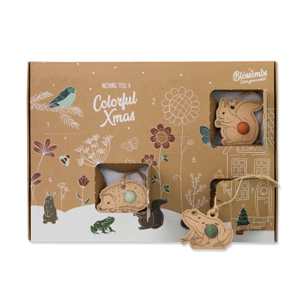 Julekalender med frøbømber, 7 dage, Blossombs