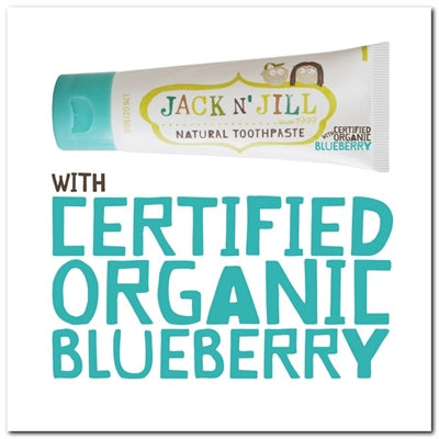 Tandpasta m/blåbærsmag, børn, Jack N' JIll