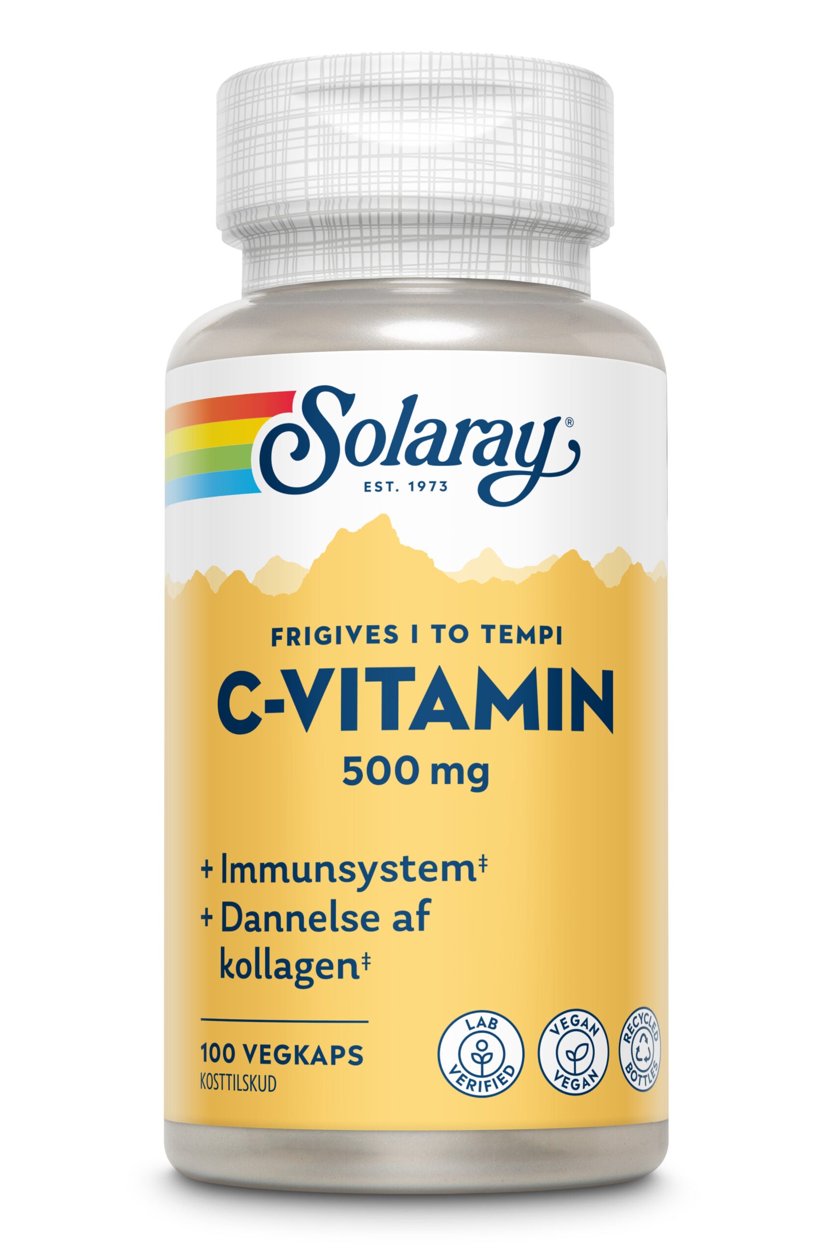 C-vitamin 500 mg, 100 kap., Solaray