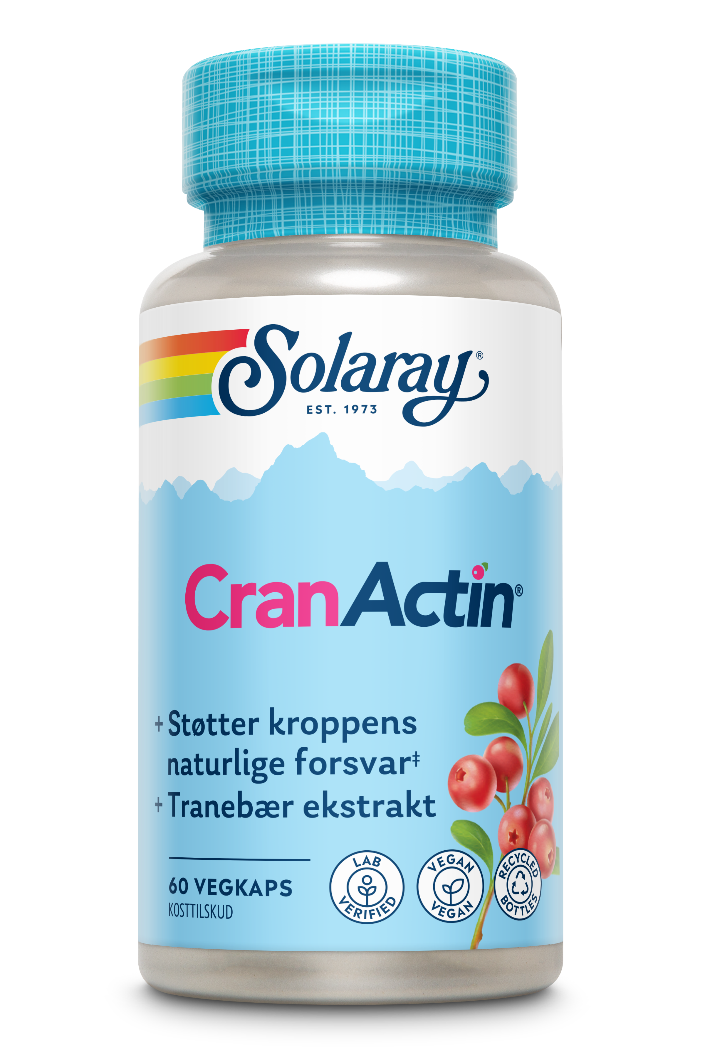 CranActin, Tranebærekstrakt, 60 kap., Solaray