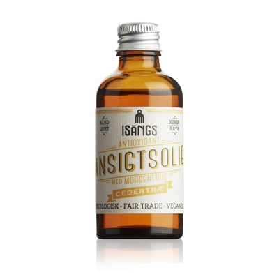 Ansigtsolie m/morgenfrue & cedertræ, ISANGS