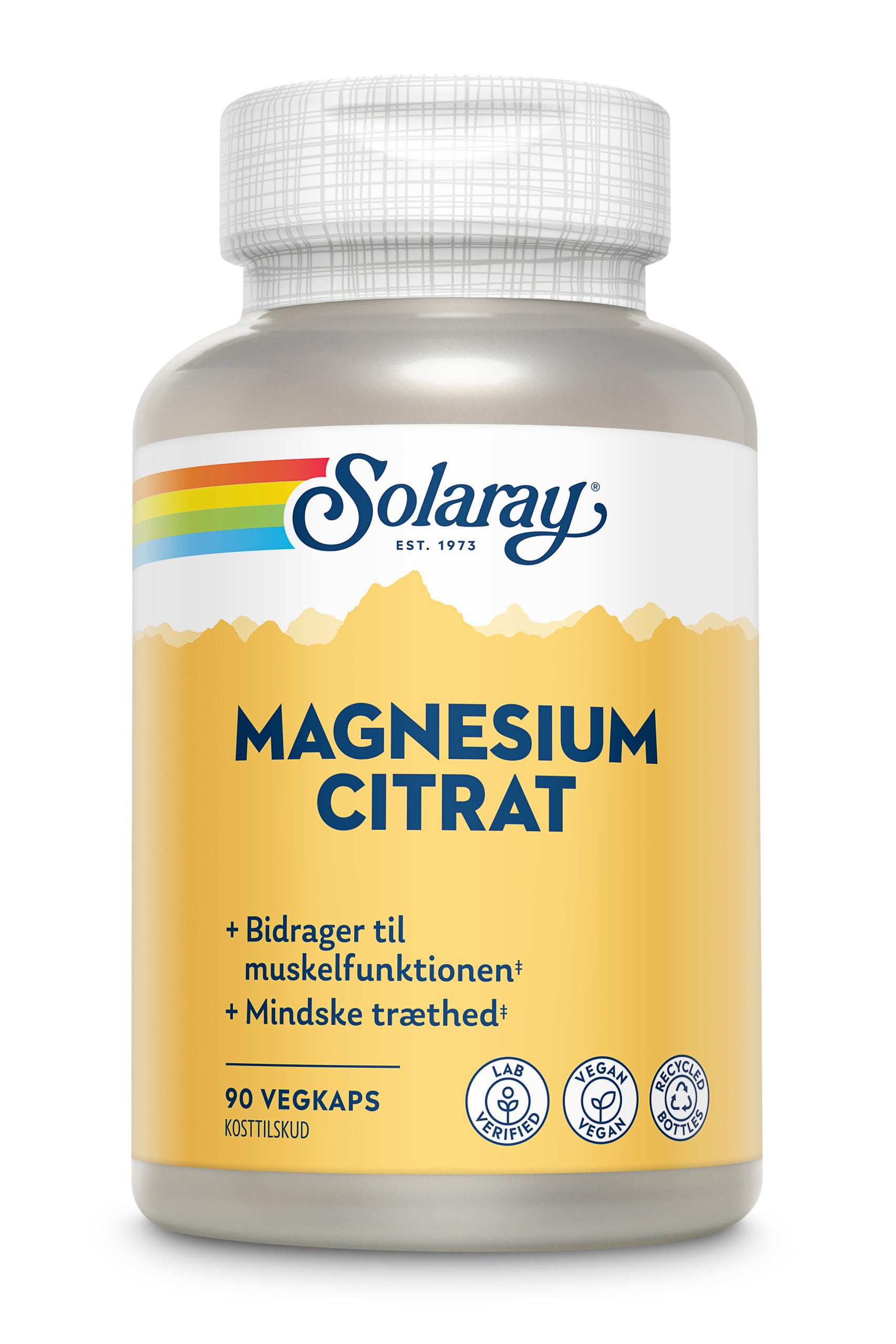Magnesium Citrat, 90 kap., Solaray