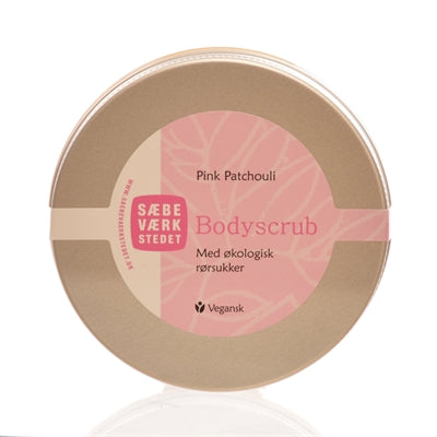 Bodyscrub m/pink patchouli & rørsukker, Sæbeværkstedet