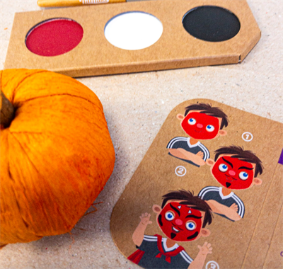 Ansigtsmaling, 3 farver, Djævel og edderkop, Namaki