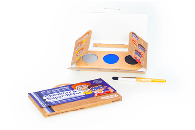 Ansigtsmaling, 3 farver, Ridder & Superhelt, Namaki