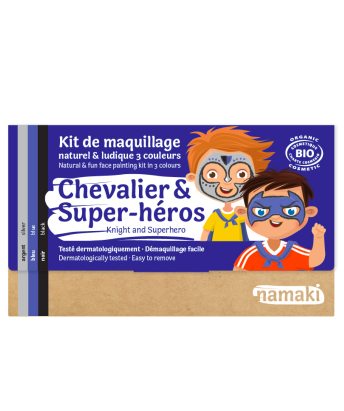Ansigtsmaling, 3 farver, Ridder & Superhelt, Namaki