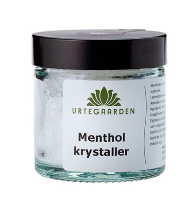 Mentholkrystaller, 20g., Urtegaarden