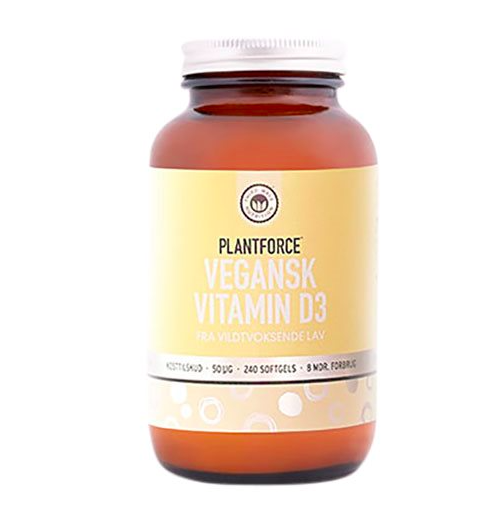 Vegansk Vitamin D3, PlantForce