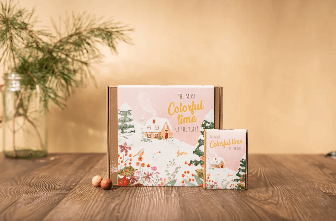 Blomsterfrø, Mellem gaveboks, Colorful time, Blossombs