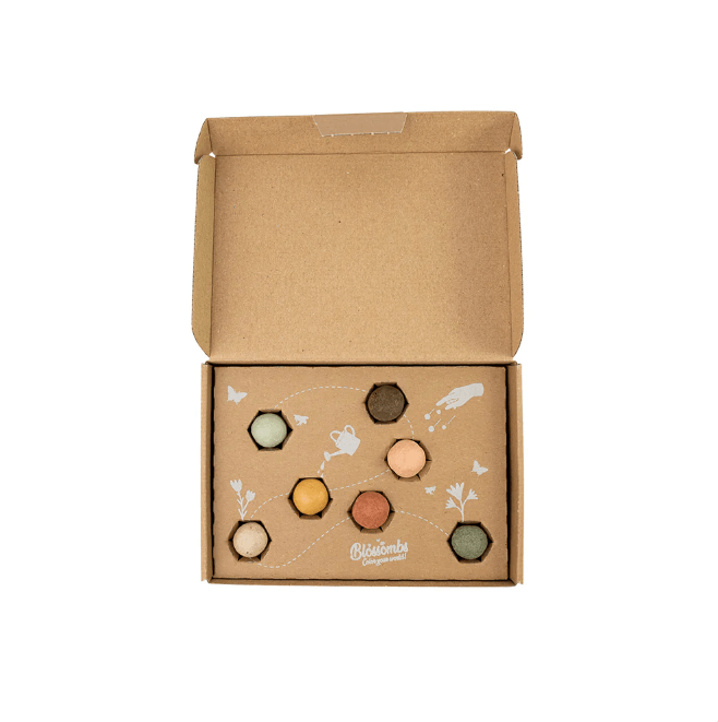 Blomsterfrø, Lille gaveboks, Happy New Home, Blossombs