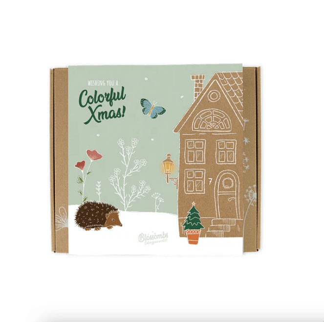 Blomsterfrø, Mellem gaveboks, Colorful x-mas, Blossombs